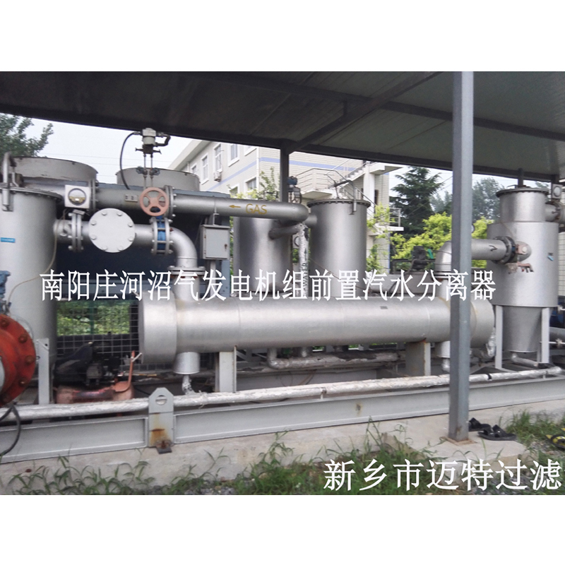 河南南陽垃圾沼氣發(fā)電廠燃燒機前氣體處理模塊，